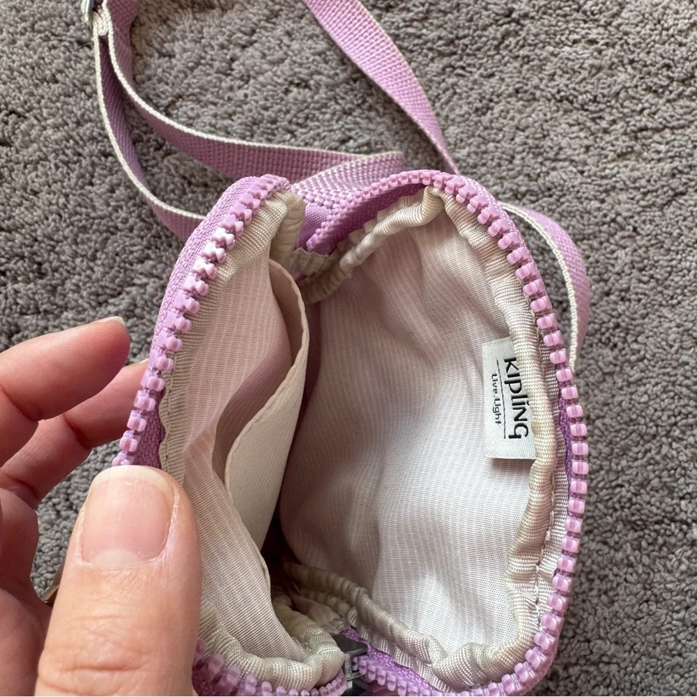 Kipling Lavendar Crossbody Phone Bag